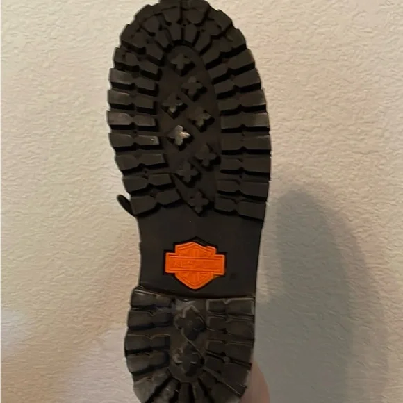 HARLEY DAVIDSON Women's Genuine Leather boots Black Size 6 - Used - Picture 3 of 3